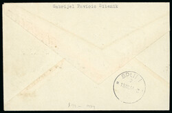 1944 Occupazione Croata set of five on registered Sibenik cover to ...