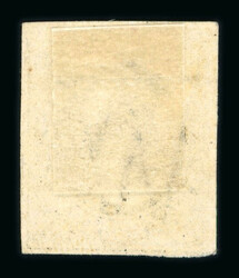 1854 4th Printing 10c velvet-black, Liez printing, four margins with ...