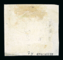 1858 Bull's Head 80 parale brick red on white-yellowish paper, with ...