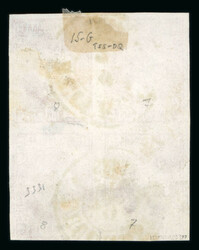 1868 18b red-orange block of four in an unusual arrangement from the ...