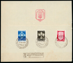 1929-1936 Group of 6 philatelic souvenirs and covers bearing various ...