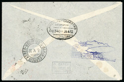 Zeppelin 1932 4th South American Flight: registered airmail cover ...