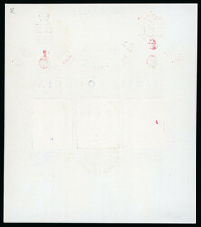 1939 Six souvenirs of the football game Italy-Romania bearing the ...