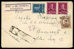 1942-44 WWII "Forbid to be Censored": Lot of two covers exempt from ...