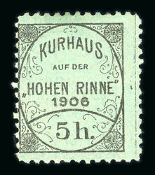 1903/1906 Group of 3 stamps of the Hungarian Hohe Rinne (now ...