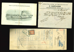 1894-1906 D.D.S.G. Shipping Company covers, cards and documents, ...