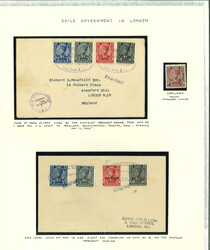 Exiled Government in London with 1943 King Peter set of 4, similar ...