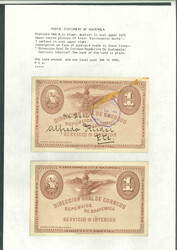 1894-1906, a collection of early postal stationary written up on 14 ...