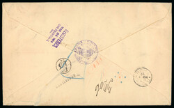 1884, 30 sen bright violet, syllabic 3 (JSCA 48) with pair 50 sen ...