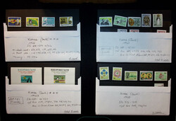 1967-94, Collection of mint n.h. sets and mini sheets on stockcards, ...