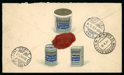 1912 (Aug 6) "Three Castles Cigarettes" printed advertising cover ...