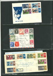 1961-66 group of 6 FDCs incl. 1961 set of 11 (10r on reverse, not ...