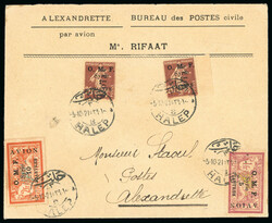 Syrie Française : 1921, belle lettre au départ d'Alep pour ...