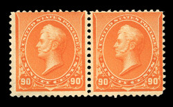 1890-93, Small banknotes definitives, cpl. set. (incl. 1c, 10c twice ...