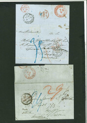 1820s-70s, group of 27 pre-stamp covers plus 1 franked, with interest ...