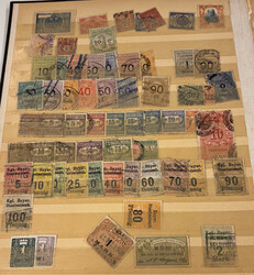 1880-1950, over 1500 fiscal/Revenues stamps of Germany and all world, ...
