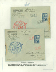 1930-40s collection of 73 Netherlands rocket post covers from an ...