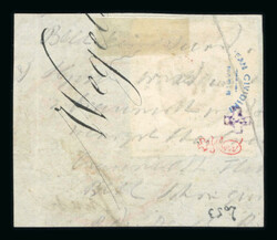 1848, Basler Taube, in der zweiten Auflage, mit Plattenfehler « ...