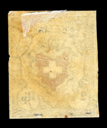 1850, Poste locale mit Kreuzeinfassung, Type 3, in sehr frischen ...