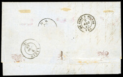 1862, 10 Rp. blau, 4. Berner Druckperiode, im waagerechten ...