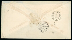 1881, 5 Rp. braun, 10 Rp. rot und 25 Rp. grün, farbfrisch, sehr gut ...