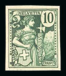 Kleine Zusammenstellung von 24 Proben und Essais (aus der Periode von ...