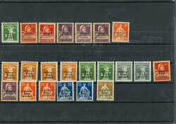 IKW: Zusammenstellung von Marken mit dünnem und dickem Aufdruck, ...