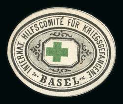 1870, « Internationales Hilfscomité für Kriegsgefangene, Basel », ...