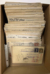 Kleiner Posten mit gut 200 Ansichtskarten aller Kantone, dabei viele ...