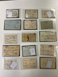 1745-1866 (ca.), Kanton Genf, umfangreicher Bestand mit 37 Vorphila ...