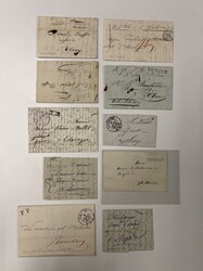 1812-1862, Kanton Waadt, Posten mit 32 Vorphila oder Briefe ohne ...