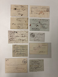 1812-1862, Kanton Waadt, Posten mit 32 Vorphila oder Briefe ohne ...