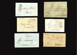 1829-1860, kleine Zusammenstellung von 15 Vorphilabriefen, dabei 10 ...