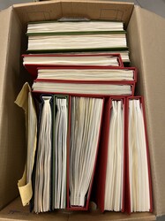 1840-2016, umfangreicher Posten in selbstgestalteten Alben, ab ...