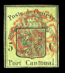 1846-1856, starker Bestand an besseren Marken und Briefen, dabei ...