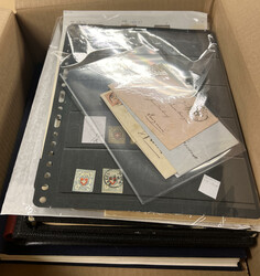 1850-1990 (ca.), Posten in vier Vordruck-Alben und zwei Auswahlheften ...