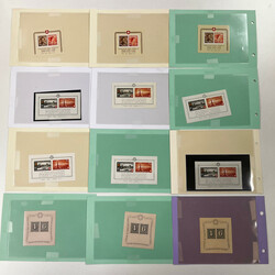 1850-1960, uriger Bestand, alles auf alten Händlerkarten mit ...