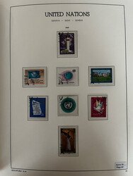UN 1969-2024 gestempelte Sammlung aus dem Abobezug in einwandfreier ...