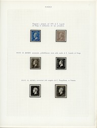 1859 E. Lesaché of Parigi proofs 2 Gr. violet and 10 Gr. blue unused ...