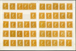 Partial Unused Reconstruction of the 1/2 Grana Plate One1859 1/2 Gr. ...