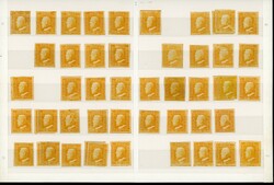 Partial Unused Reconstruction of the 1/2 Grana Plate One1859 1/2 Gr. ...