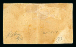 1859 1/2 Gr. plate I, porous paper (NA), deep orange (arancio scuro), ...