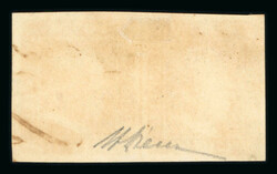 1859 1/2 Gr. plate I, porous paper, deep orange (arancio scuro), used ...