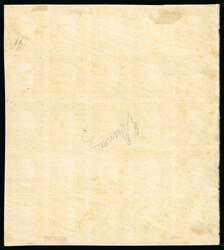 1859 1/2 Gr. plate I, white paper (PA) orange (arancio), left-hand ...