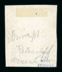 1859 1/2 Gr. plate I, porous paper (NA) orange (arancio), position 19 ...