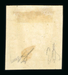 1859 1/2 Gr plate I, stout paper (PA) orange (arancio), mint with ...