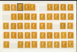 Partial Unused Reconstruction of the 1/2 Grana Plate Two1859 1/2 Gr. ...