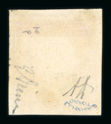 1859 1/2 Gr. plate II, porous paper, dark orange (arancio scuro), ...