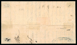 1859 1/2 Gr. plate I, olive-yellow (giallo oliva), single with four ...