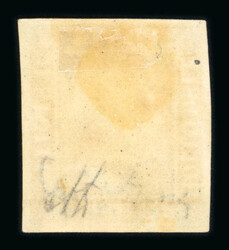 1859 1/2 Gr. plate I, stout paper (NA), orange (arancio), four good ...